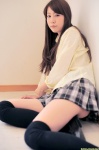 blouse dgc_0976 pleated_skirt school_uniform skirt tanaka_natsuko thighhighs zettai_ryouiki rating:Safe score:1 user:nil!