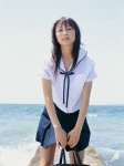 bookbag costume komatsu_ayaka ocean pleated_skirt sailor_uniform school_uniform skirt wanibooks_10 rating:Safe score:0 user:nil!