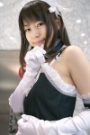 apron azumo_yuiko cosplay elbow_gloves gloves kore_ga_watashi_no_goshujin-sama kurauchi_anna maid maid_uniform ribbons rating:Safe score:0 user:nil!