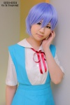 ayanami_rei blue_hair cosplay jumper kanna_hasuki neon_genesis_evangelion sailor_uniform school_uniform rating:Safe score:0 user:nil!