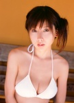 bikini_top body_conscious cleavage fukunaga_china side_ponytail swimsuit rating:Safe score:0 user:nil!