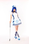 arin beret blue_hair boots cosplay dress golf_club namada pangya rating:Safe score:0 user:nil!