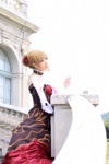 beatrice braid choker cosplay gown orange_hair saku umineko_no_naku_koro_ni rating:Safe score:0 user:nil!