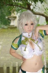 braid cleavage cosplay croptop half-skirt kantai_collection kuubo- saku silver_hair unryuu_(kantai_collection) rating:Safe score:1 user:nil!