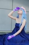 blue_hair cosplay dress gloves ibara macross macross_frontier sheryl_nome wreath rating:Safe score:0 user:nil!