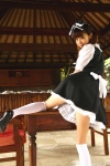 apron ass costume dress hairband hoshino_aki kneehighs maid maid_uniform twintails ys_web_308 rating:Safe score:2 user:nil!
