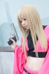 blonde_hair cosplay croptop gintama gun kijima_matako miniskirt pistol skirt soubi_zero rating:Safe score:0 user:pixymisa