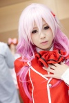 blazer blouse cosplay guilty_crown pink_hair rushi scarf school_uniform yuzuriha_inori rating:Safe score:0 user:pixymisa