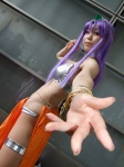 bikini cosplay dragon_quest dragon_quest_iv hands meena pantyhose purple_hair swimsuit tachibana_ren tiara rating:Safe score:1 user:nil!