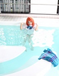 blouse cosplay higurashi_ran love_live!_school_idol_project m_vol.1 nishikino_maki panties pool red_hair school_uniform wet rating:Safe score:1 user:nil!