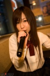 blouse costume girlz_high microphone miyu_(ii) pleated_skirt school_uniform side-b_074 skirt rating:Safe score:0 user:nil!