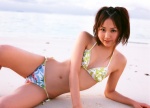 beach bikini blooming cleavage hamada_shouko ocean side-tie_bikini swimsuit rating:Safe score:0 user:nil!