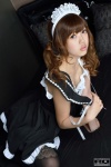 apron bed black_legwear dress hairband maid maid_uniform pantyhose rq-star_819 shinjyo_chitose twintails rating:Safe score:0 user:nil!