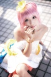 ahiru cosplay dress hairbow pantyhose pink_hair princess_tutu zero_inch rating:Safe score:0 user:xkaras