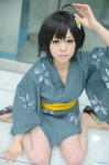 ahoge araragi_tsukihi bakemonogatari cosplay kooki nisemonogatari yukata rating:Safe score:2 user:nil!
