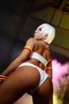 ass bikini cosplay dancing_elena elena non_(ii) street_fighter swimsuit white_hair rating:Safe score:1 user:nil!