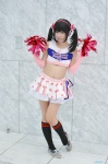 cheerleader_uniform cosplay croptop hairband kneesocks love_live!_school_idol_project mifuyu_(ii) pleated_skirt pom_poms skirt tank_top twintails yazawa_niko rating:Safe score:3 user:nil!