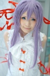 al_azif cosplay demonbane dress hair_ribbons purple_hair yosugara_touru rating:Safe score:0 user:nil!