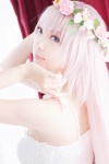 cosplay dress flowers ibara just_be_friends_(vocaloid) megurine_luka pink_hair vocaloid rating:Safe score:0 user:pixymisa