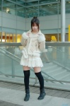 boots coat cosplay miniskirt original ponytail ricchun skirt thighhighs tshirt zettai_ryouiki rating:Safe score:1 user:nil!