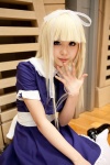 alice_(devil_summoner) asakura_irori blonde_hair cosplay devil_summoner dress thighhighs rating:Safe score:2 user:DarkSSA