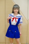 clannad cosplay hairband jumper kneehighs ryuuna sailor_uniform sakagami_tomoyo school_uniform silver_hair rating:Safe score:0 user:nil!