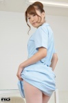 ass dress dress_lift hairbun mizuno_nanako nurse nurse_uniform pantyhose rq-star_745 stethoscope white_legwear rating:Safe score:1 user:nil!