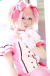 bows choker cosplay dress gloves hair_ribbons kaname_madoka nana_(iv) pink_hair puella_magi_madoka_magica twintails rating:Safe score:0 user:pixymisa