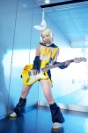 blonde_hair cosplay default_costume guitar hairbow headset kagamine_rin mizuhara_aiko vocaloid rating:Safe score:0 user:Log