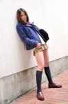 blouse bookbag coat dgc_0913 kimura_aoi kneesocks pleated_skirt school_uniform skirt sweater_vest rating:Safe score:0 user:nil!