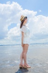 blouse straw_hat swimsuit tometo_kamu wrap_skirt rating:Safe score:2 user:pixymisa