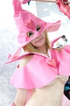 bikini blonde_hair cosplay croptop dororon_enma-kun enbi-chan swimsuit tomoe underboob witch_hat rating:Safe score:0 user:pixymisa
