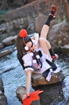 amatsuka_miyu blouse cosplay fan kneesocks pleated_skirt shameimaru_aya skirt tokin_hat touhou wings rating:Safe score:0 user:nil!