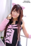akb48 animal_ears arm_warmers cat_ears cosplay dress mai_(iii) oshima_mai_(akb48) rating:Safe score:0 user:nil!