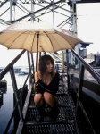bikini_bottom boots horiguchi_toshimi ns_eyes_344 rain sweatshirt swimsuit umbrella rating:Safe score:0 user:nil!