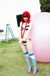 bikini cleavage hood shinoda_mariko side-tie_bikini swimsuit thighhighs vyj_107 rating:Safe score:1 user:nil!