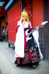 blonde_hair cosplay crossplay guitar hairbow kagamine_len kara kimono satsuki_hana_(vocaloid) vocaloid rating:Safe score:2 user:nil!