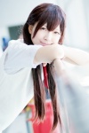 blouse cosplay hair_ties k-on! nakano_azusa ribbon_tie sweater takanashi_maui twintails rating:Safe score:0 user:pixymisa