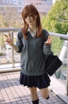 blouse bookbag cosplay hina hori_kyoko hori-san_to_miyamura-kun kneesocks pleated_skirt school_uniform skirt sweater rating:Safe score:2 user:nil!