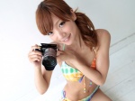 bikini camera maya_junko ponytail side-tie_bikini swimsuit rating:Safe score:0 user:nil!