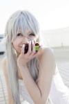 camisole cosplay grapes necklace original root white_hair rating:Safe score:1 user:xkaras