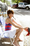 minami_akina miniskirt pleated_skirt skirt striped tank_top rating:Safe score:0 user:nil!