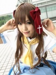 apron blouse cosplay hair_ribbons kipi mayoi_neko_overrun! school_uniform serizawa_fumino skirt tie twintails rating:Safe score:0 user:DarkSSA
