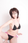 bikini cleavage glasses morishita_yuuri side-tie_bikini swimsuit rating:Safe score:1 user:nil!