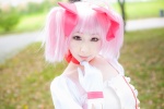 blouse choker cosplay gloves hair_ribbons kaname_madoka miiko pink_hair puella_magi_madoka_magica twintails rating:Safe score:2 user:pixymisa