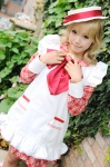 apron ashita_no_nadja blonde_hair boater_hat cosplay kipi nadja_applefield rating:Safe score:0 user:nil!