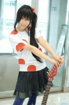 cosplay guitar kei k-on! miniskirt nakano_azusa pantyhose side_ponytail skirt tshirt rating:Safe score:0 user:nil!