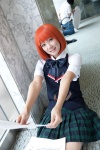 blouse bowtie cosplay kiriya_ayato nanami_haruka_(uta_no_prince-sama) orange_hair pleated_skirt sheet_music skirt uta_no_prince-sama rating:Safe score:0 user:pixymisa