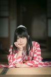 bunmei_kaika:_aoiza_ibunroku cosplay hair_tie haori ibara kimono mito_aoi ponytail rating:Safe score:2 user:nil!