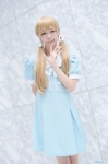 blonde_hair cosplay k-on! kotobuki_tsumugi sailor_dress tayu twintails rating:Safe score:0 user:nil!